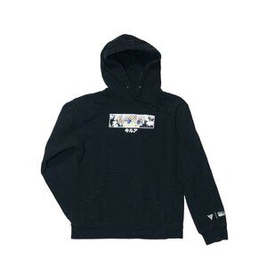 Hypland Hunter x Hunter Hoodie Mens S Black Killua's Eyes Pullover Sweatshirt